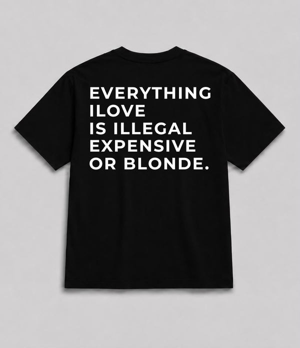 Everything I Love Minimal Preta